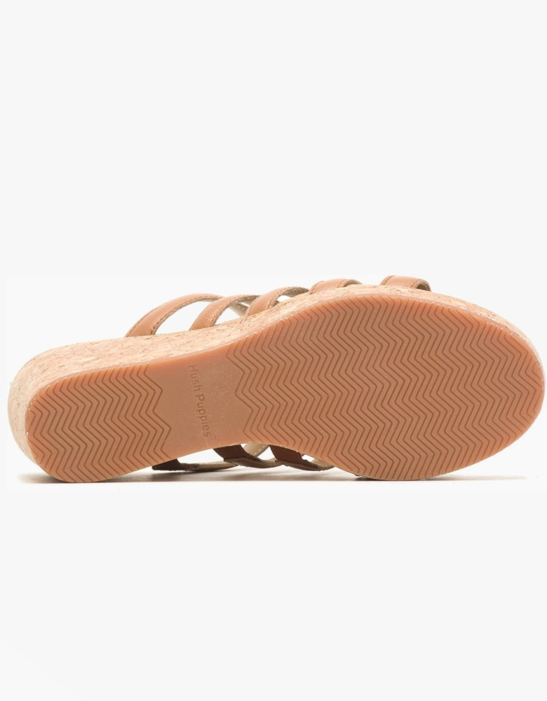 WILLOW SLIDE Womens Sandals Tan