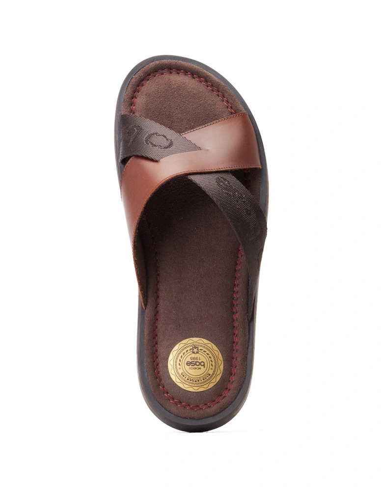 London WEBB Mens Sandals Brown