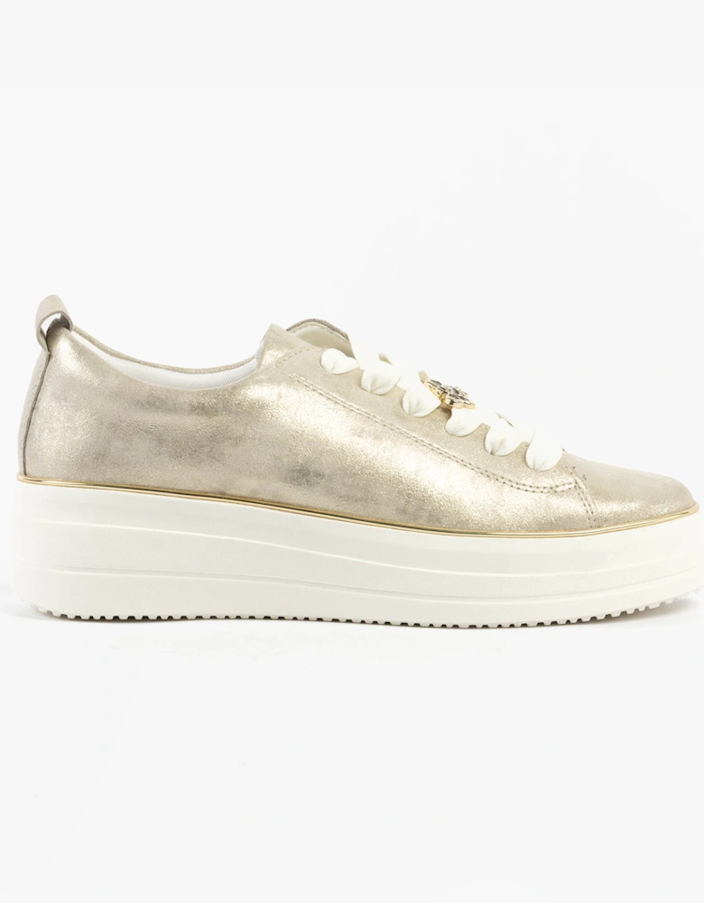 D1C03-60 Womens Trainers Gold