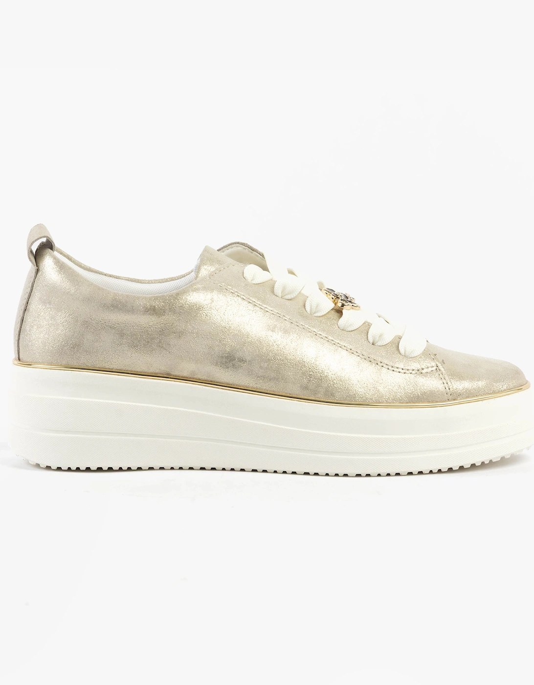 D1C03-60 Womens Trainers Gold, 7 of 6