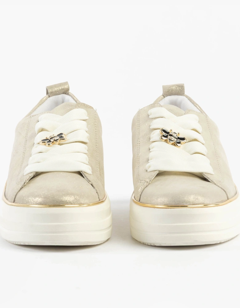 D1C03-60 Womens Trainers Gold