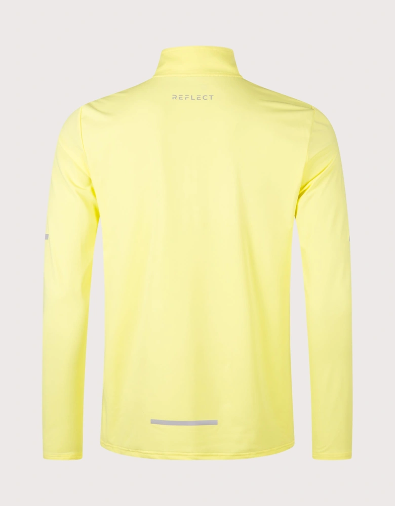 Core ID Quarter Zip Track Top