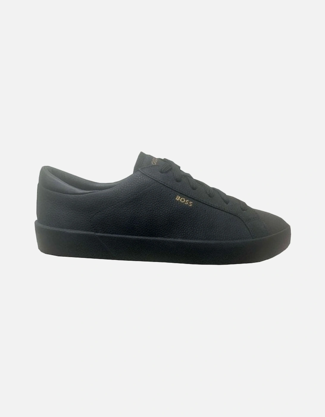 Men's Black Belwar Tenn Trainers, 6 of 5