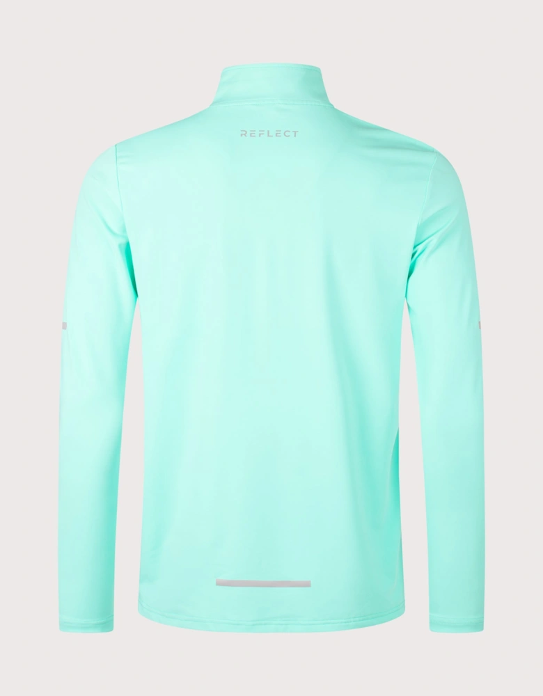 Core ID Quarter Zip Track Top