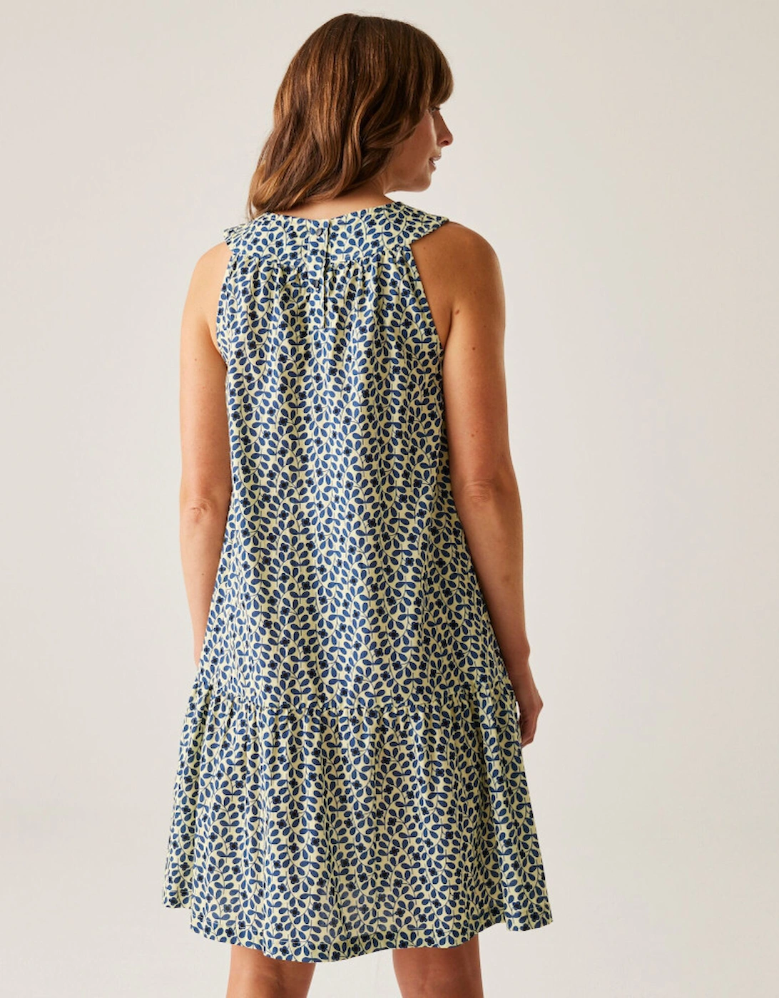 Womens Orla Cotton Poplin Sleeveless Dress