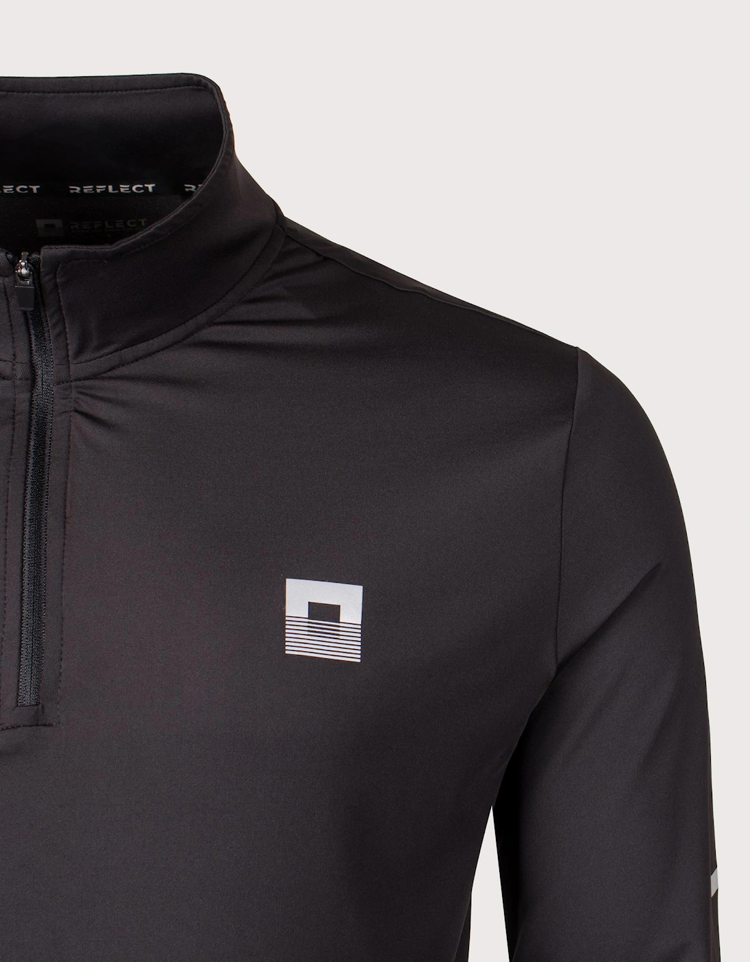 Core ID Quarter Zip Track Top