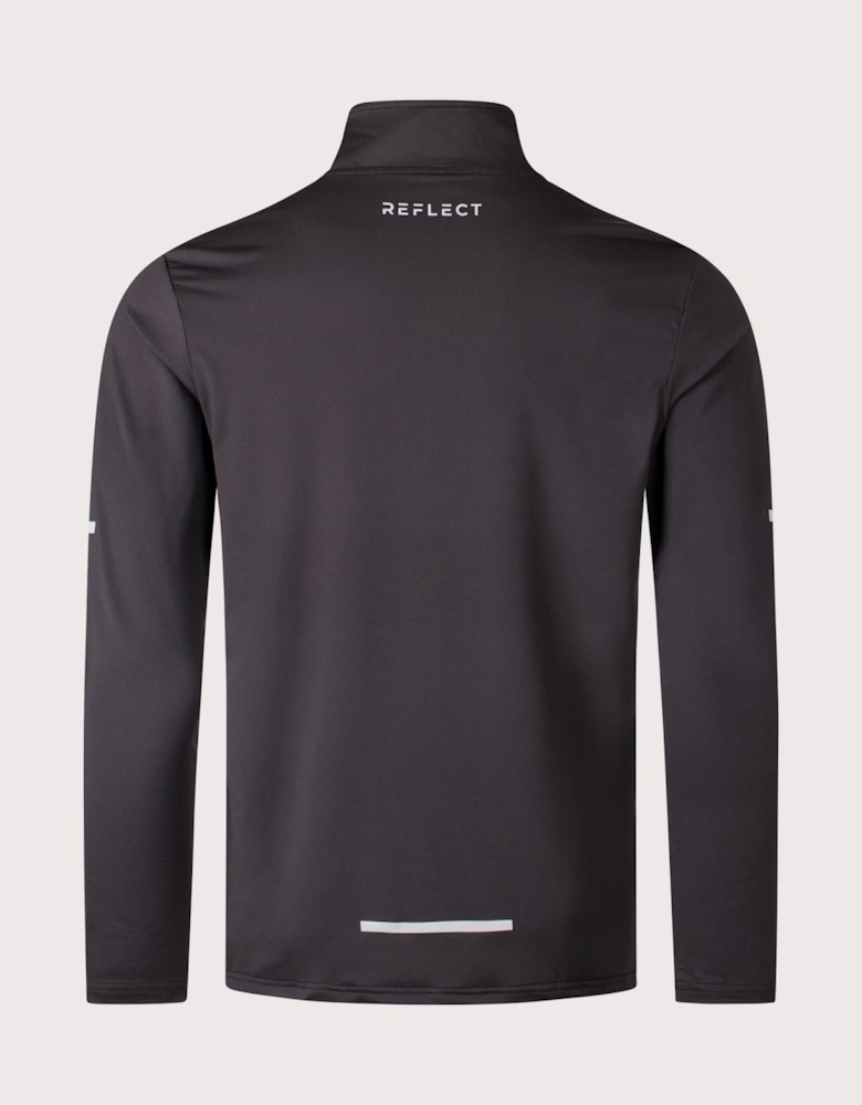 Core ID Quarter Zip Track Top