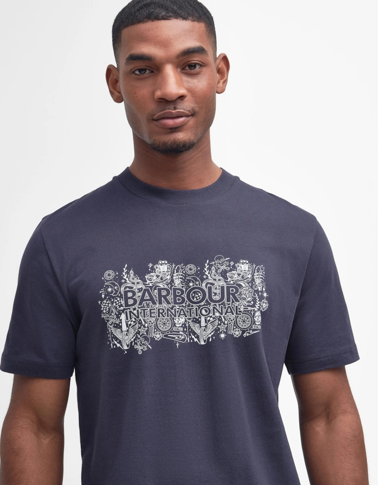 Ridley Mens Tailored Graphic T-Shirt