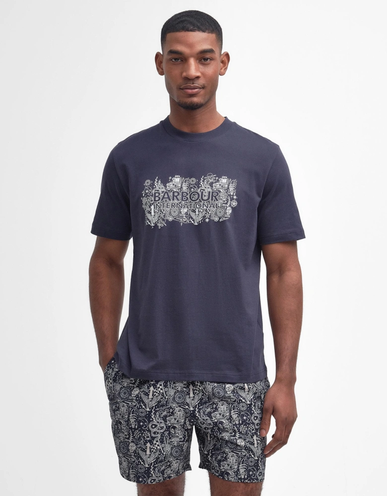 Ridley Mens Tailored Graphic T-Shirt