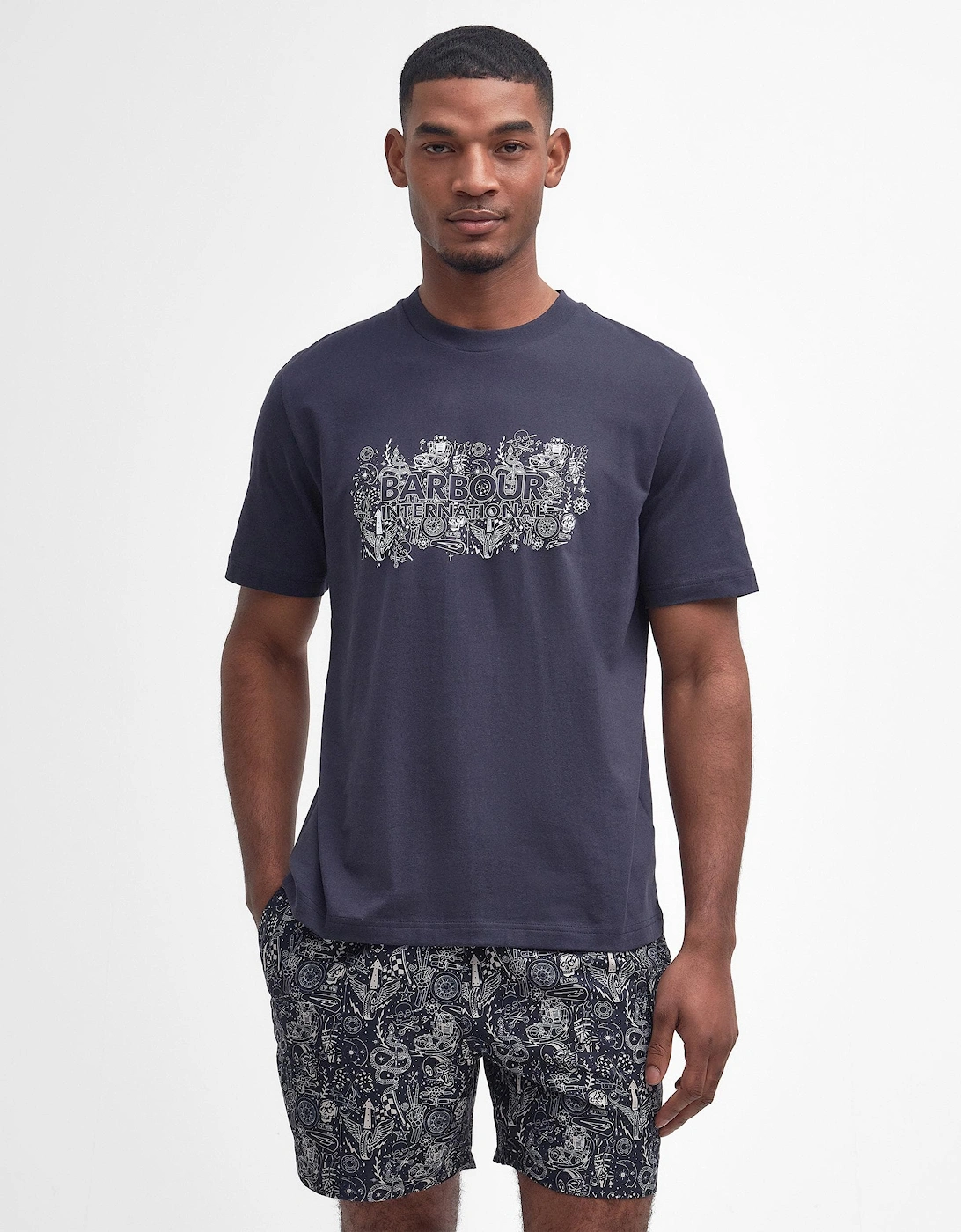 Ridley Mens Tailored Graphic T-Shirt, 7 of 6