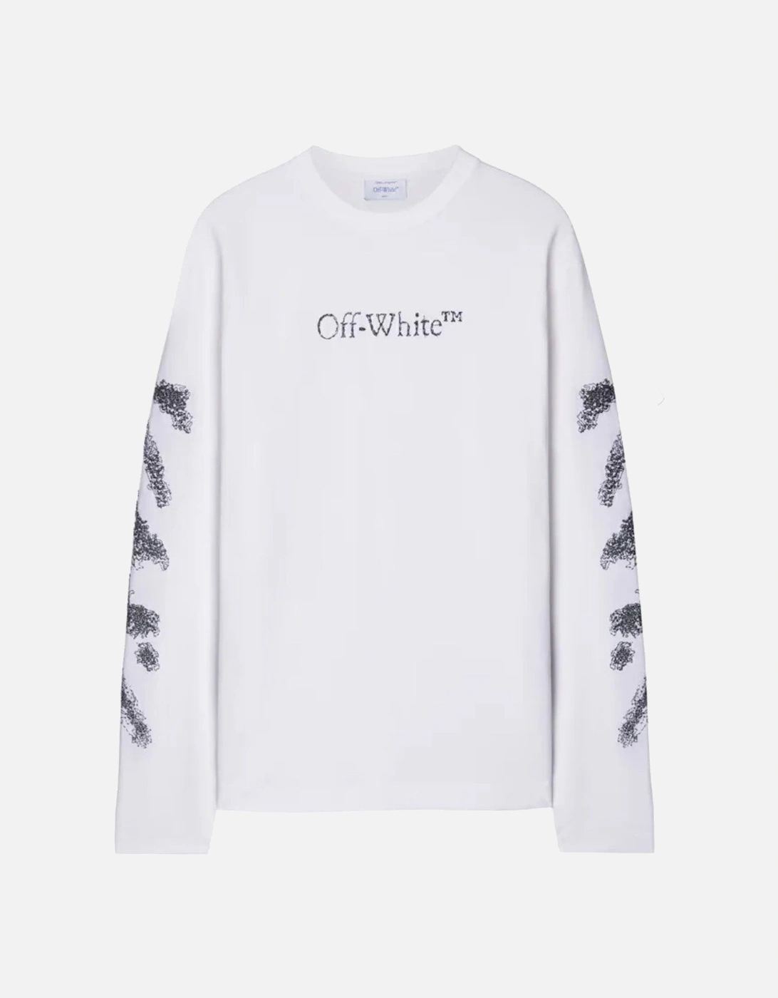 Diags Bit Book Sweatshirt in White, 3 of 2