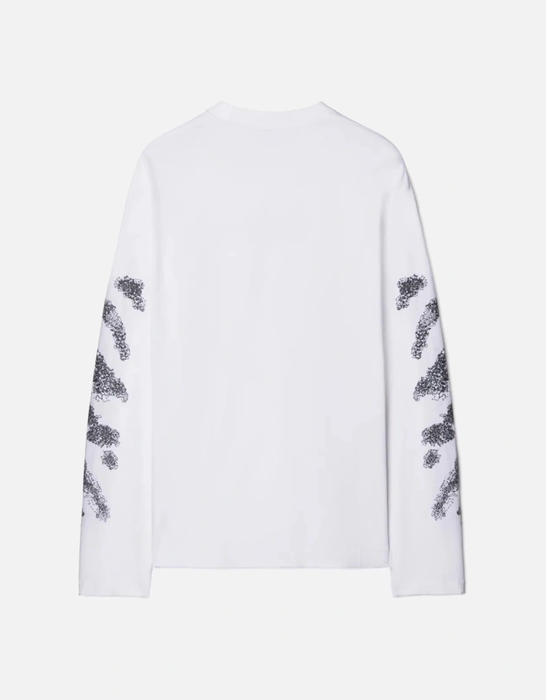 Diags Bit Book Sweatshirt in White
