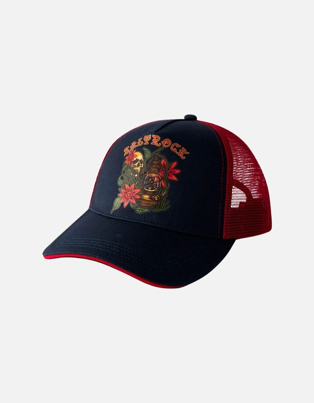 Mens Wanderer Curved Bill Trucker Cap, 2 of 1