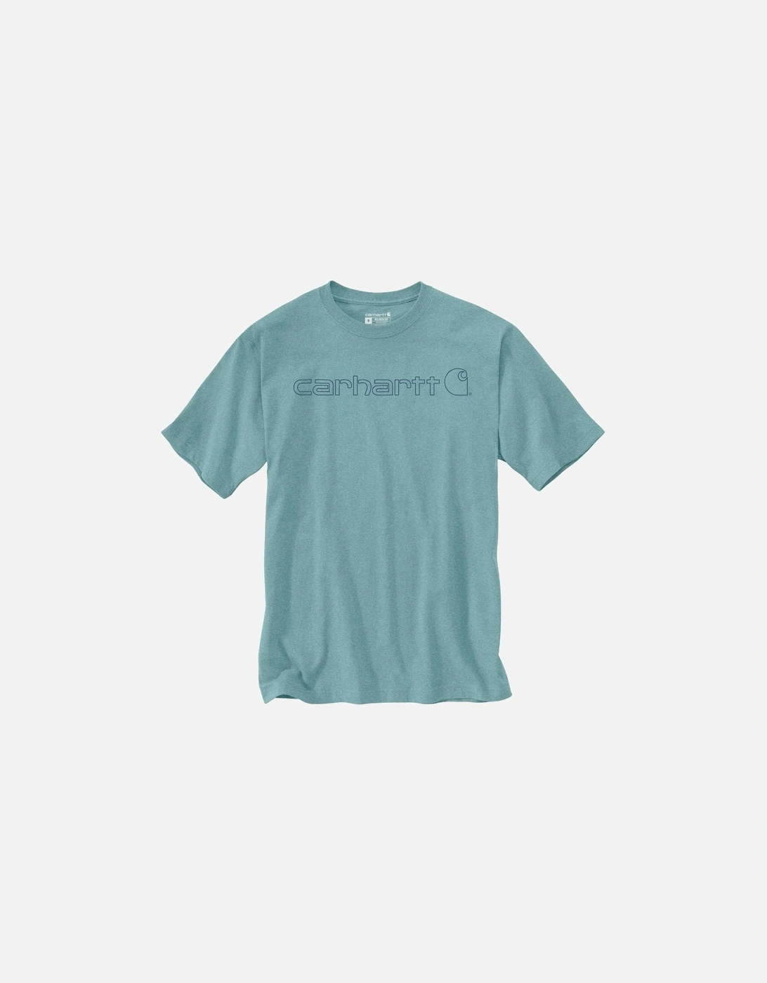 Carhartt Mens Core Logo Graphic Cotton Short Sleeve T-Shirt