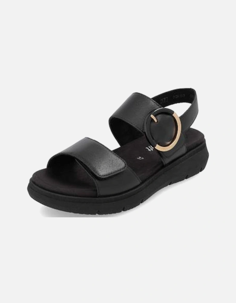 Ladies sandal D2K50-00 in Black