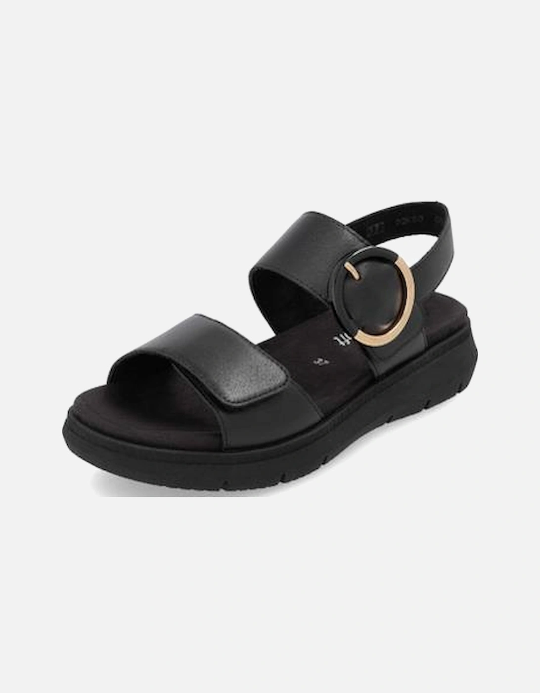 Ladies sandal D2K50-00 in Black, 11 of 10