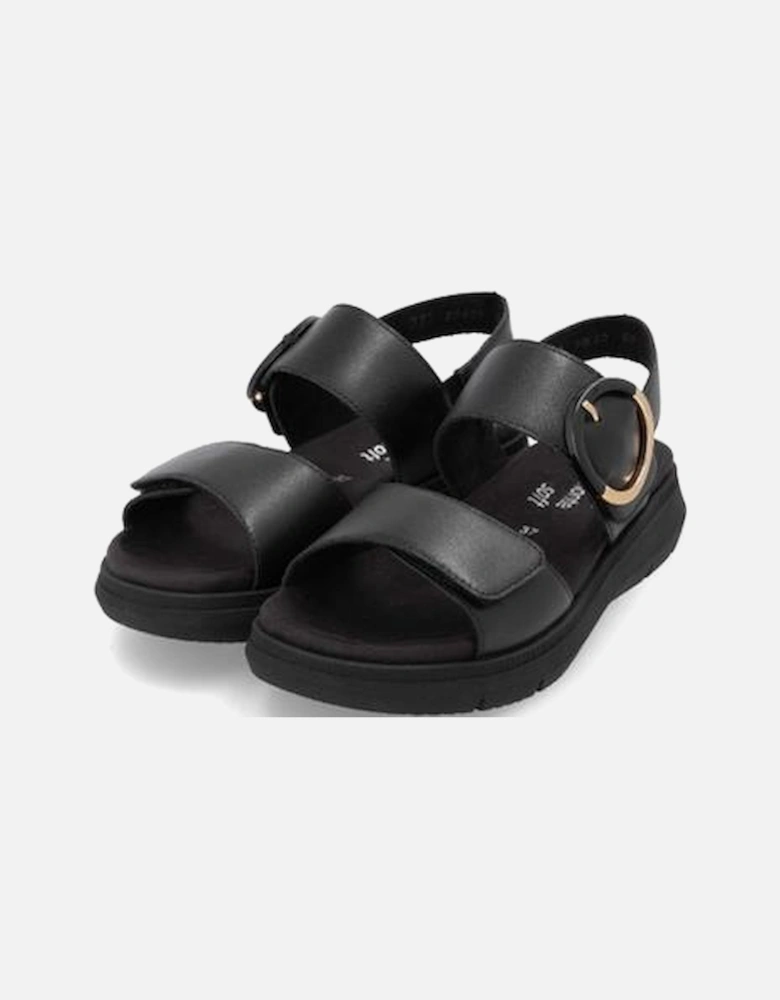 Ladies sandal D2K50-00 in Black