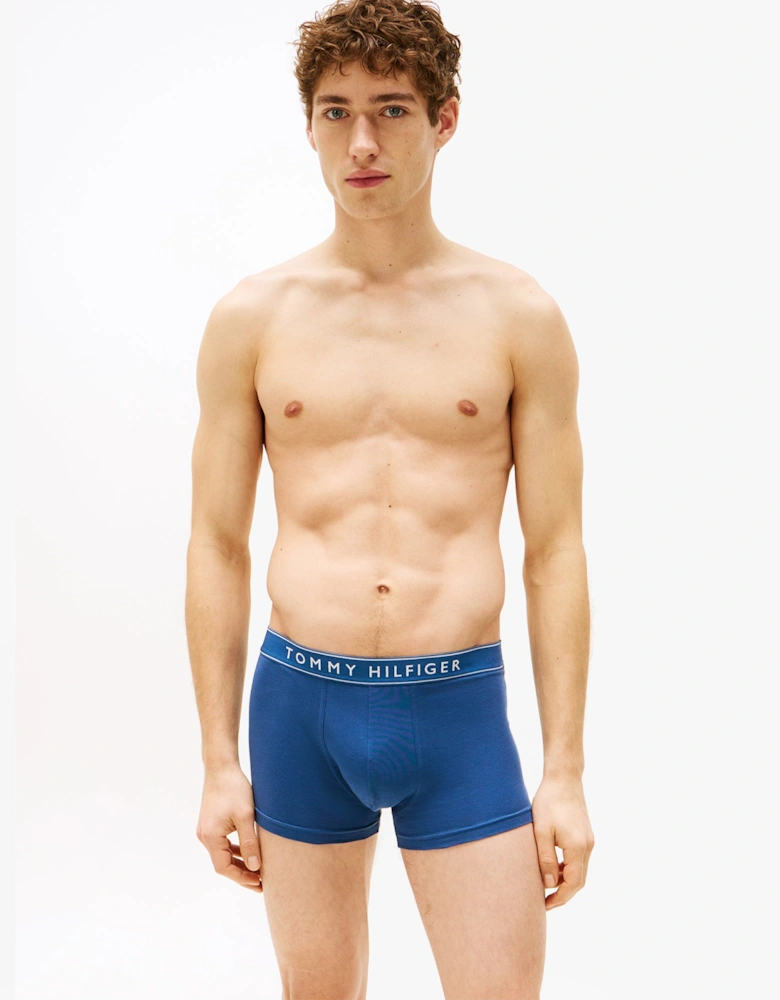 3 Pack Mens Trunks Des Sky/Calico/Fssl Blue