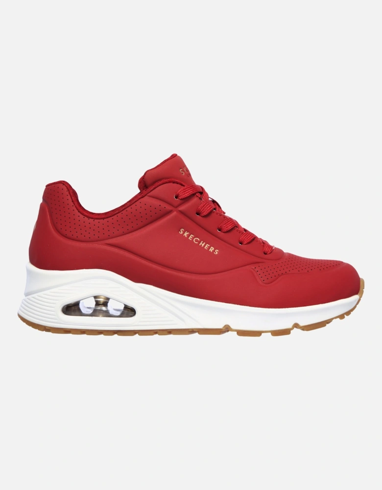 UNO - STAND ON AIR Womens Trainers Dark Red