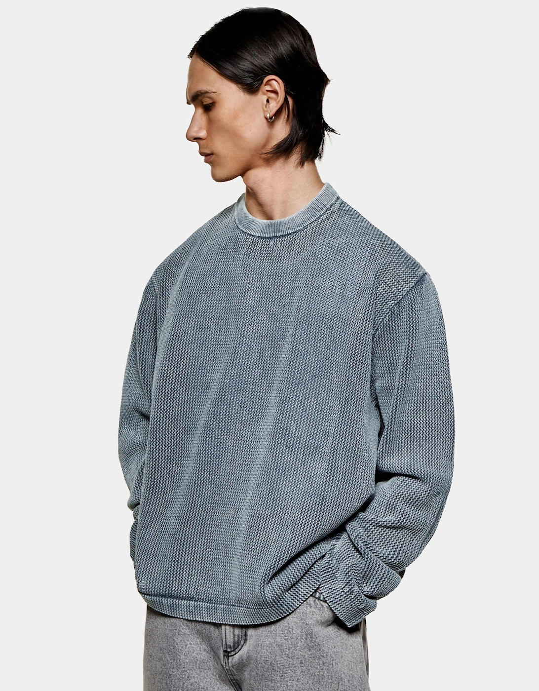 Pigment Dyed Loose Gauge Long Sleeve T-Shirt, 6 of 5