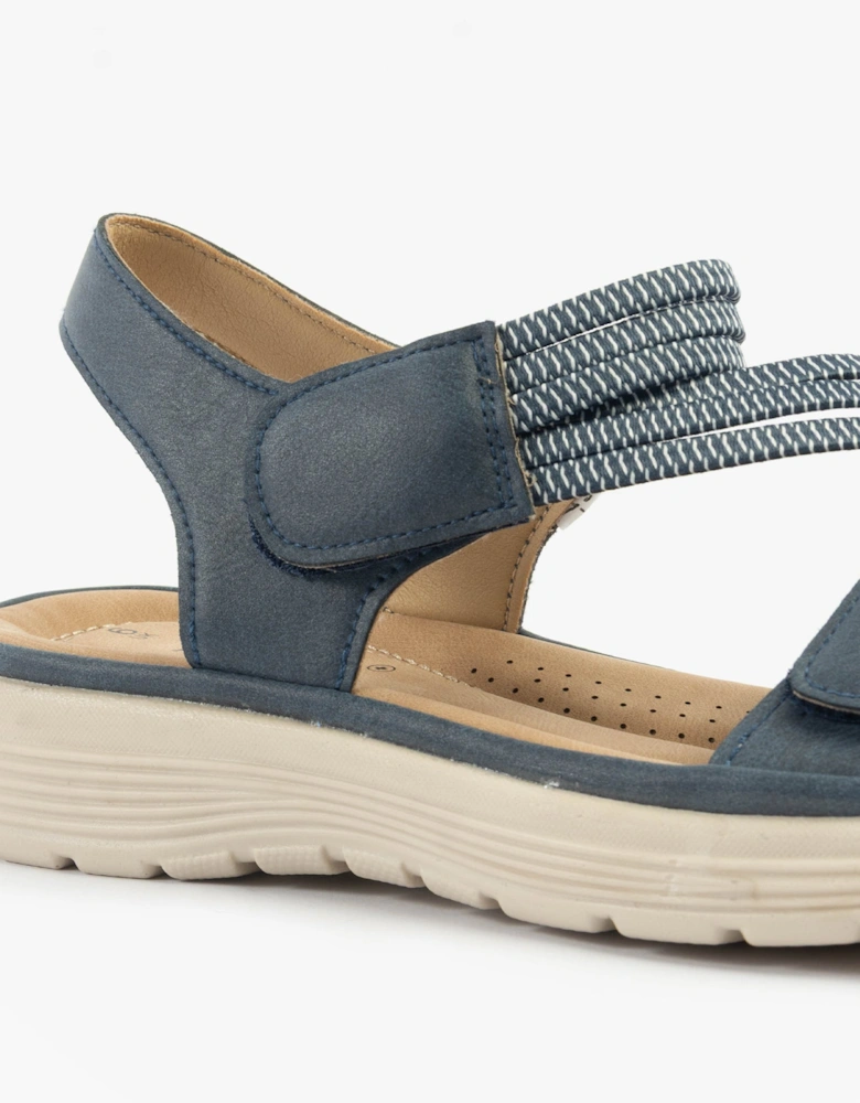 GINA Womens Sandals Navy
