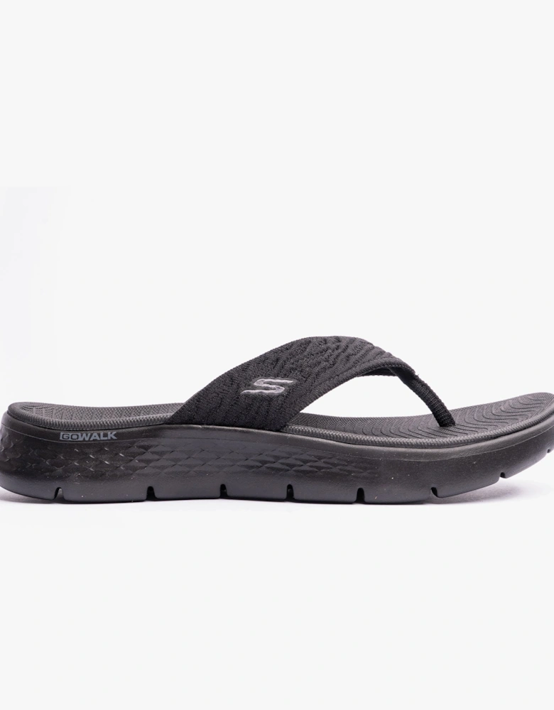 Skechers 141404/BBK GO WALK FLEX SANDAL - SPLENDOR Womens Sandals Black