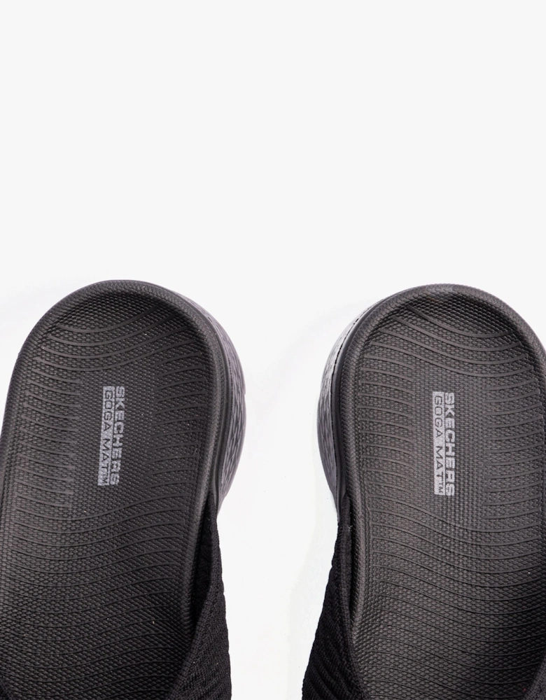 Skechers 141404/BBK GO WALK FLEX SANDAL - SPLENDOR Womens Sandals Black