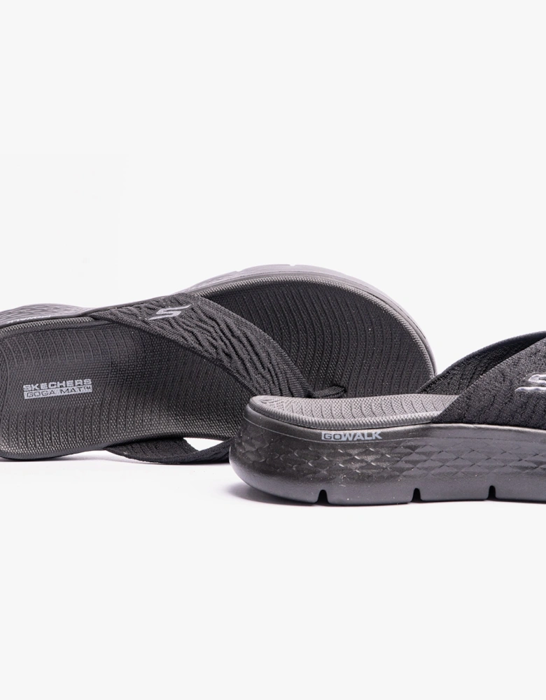 Skechers 141404/BBK GO WALK FLEX SANDAL - SPLENDOR Womens Sandals Black