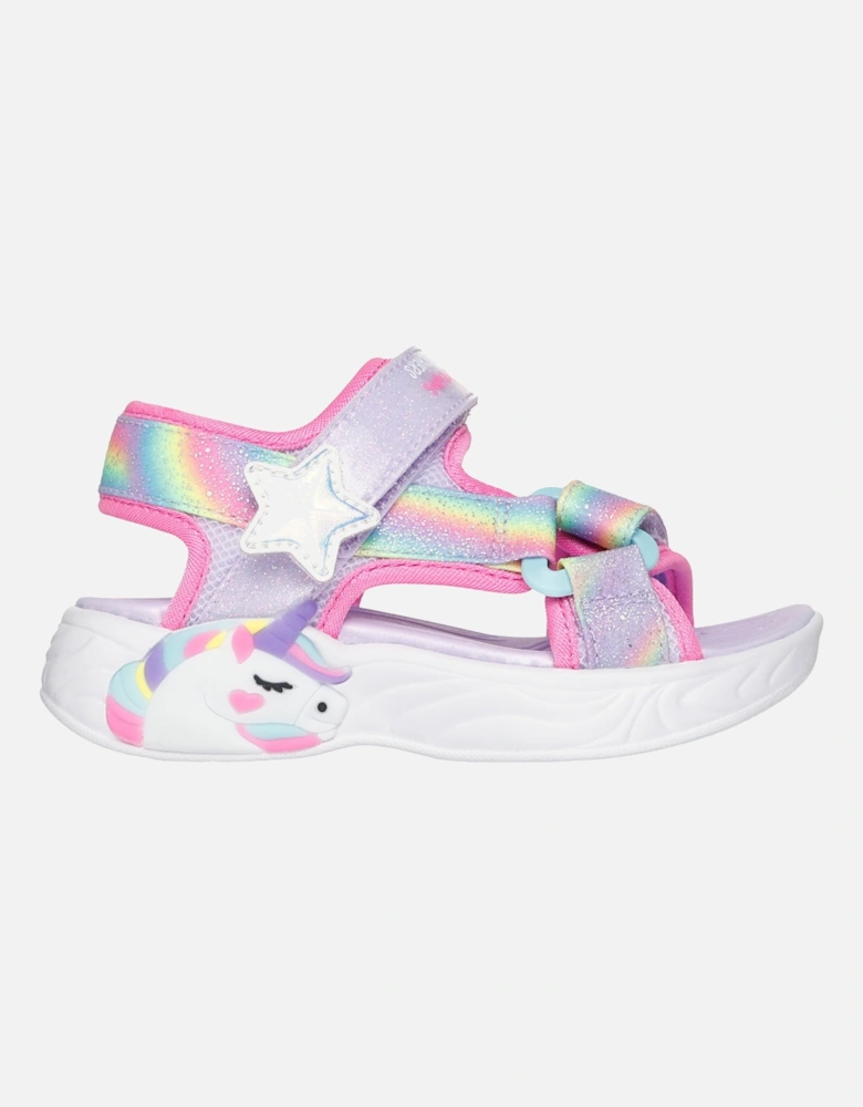 UNICORN DREAMS SANDAL - DREAMY Girls Sandals Lavender Multi