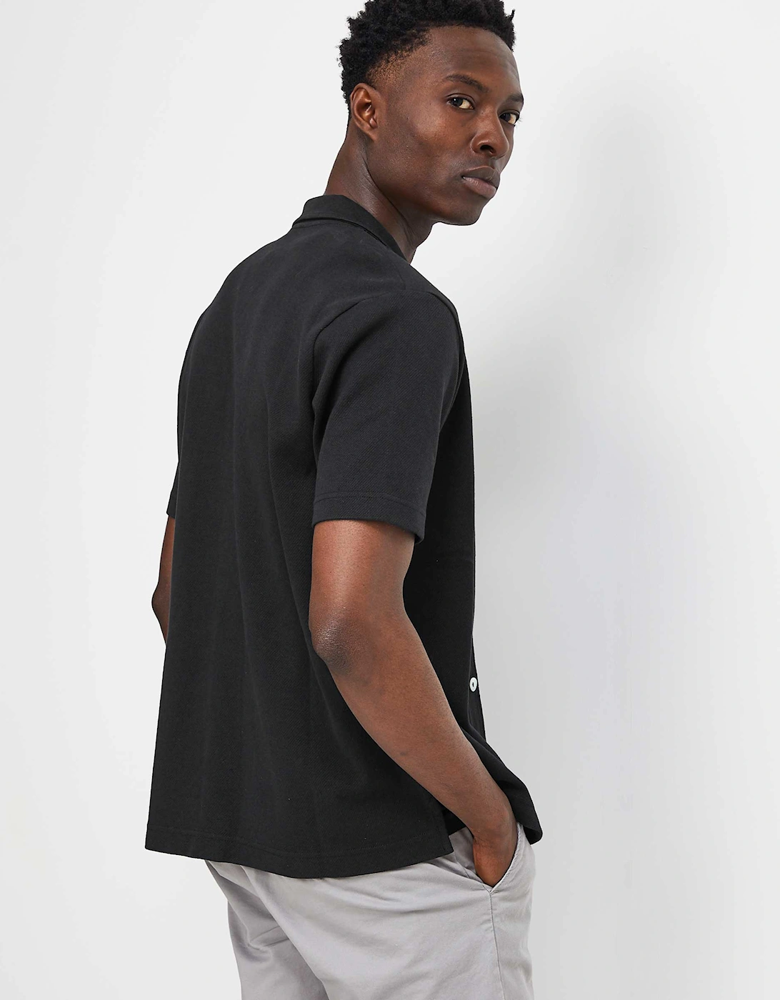 Button-Down Polo Shirt