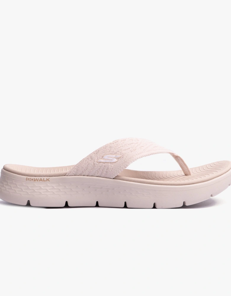 Skechers 141404/NAT GO WALK FLEX SANDAL - SPLENDOR Womens Sandals Natural/Purple