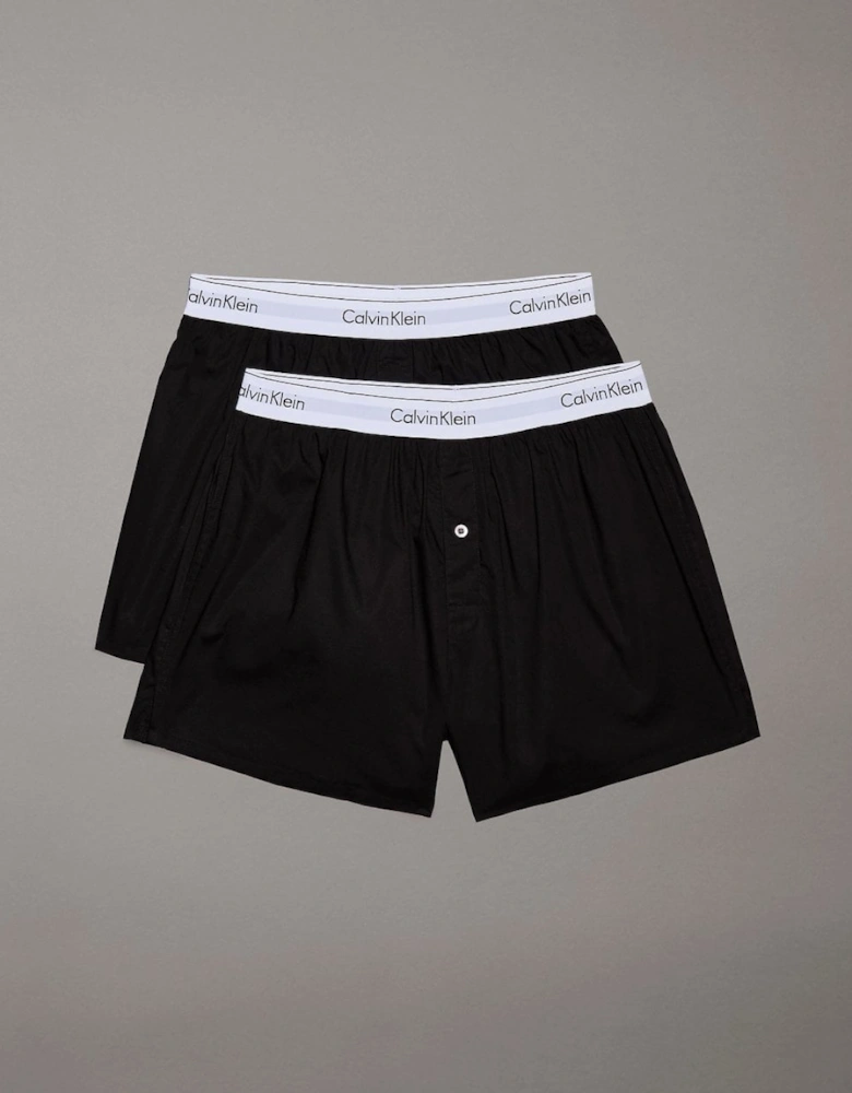 2 Pack Mens Slim Fit Boxers