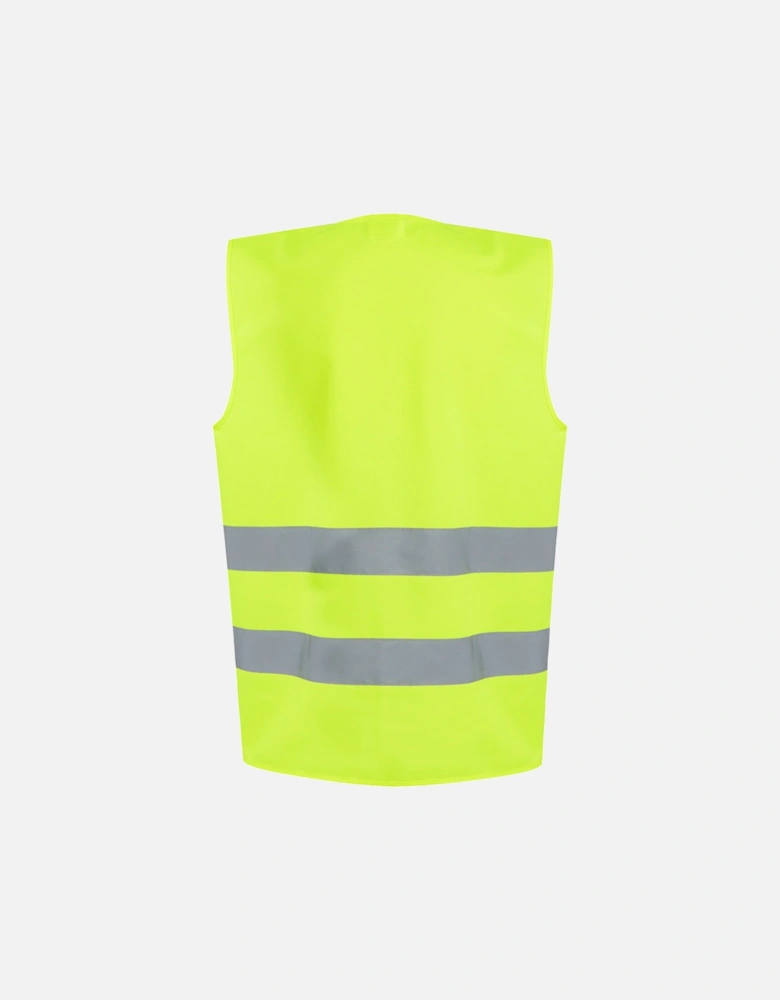 Adults Hi Vis Touch Fastening yellow UK Size