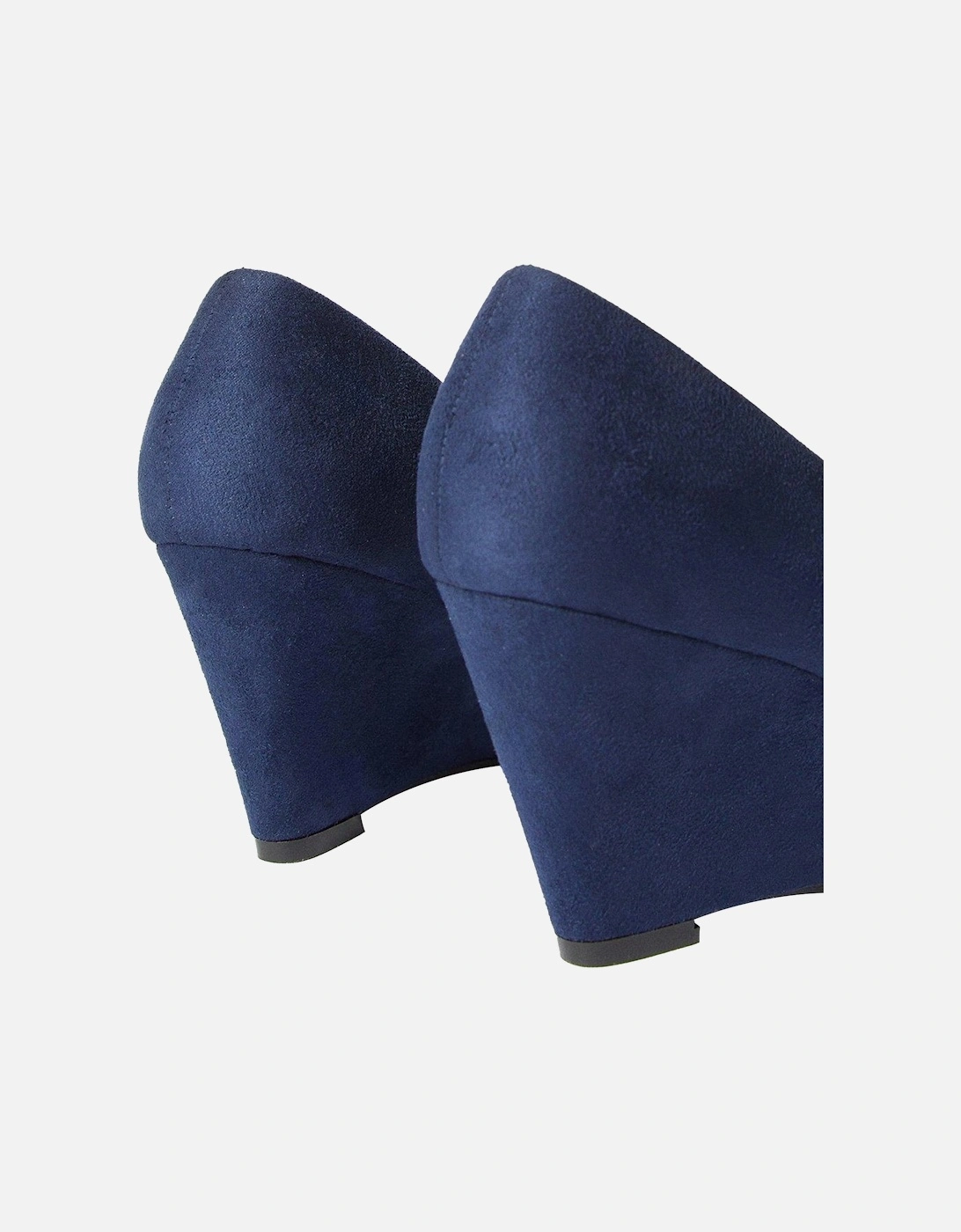 Womens/Ladies Duke Wedge Court Shoes