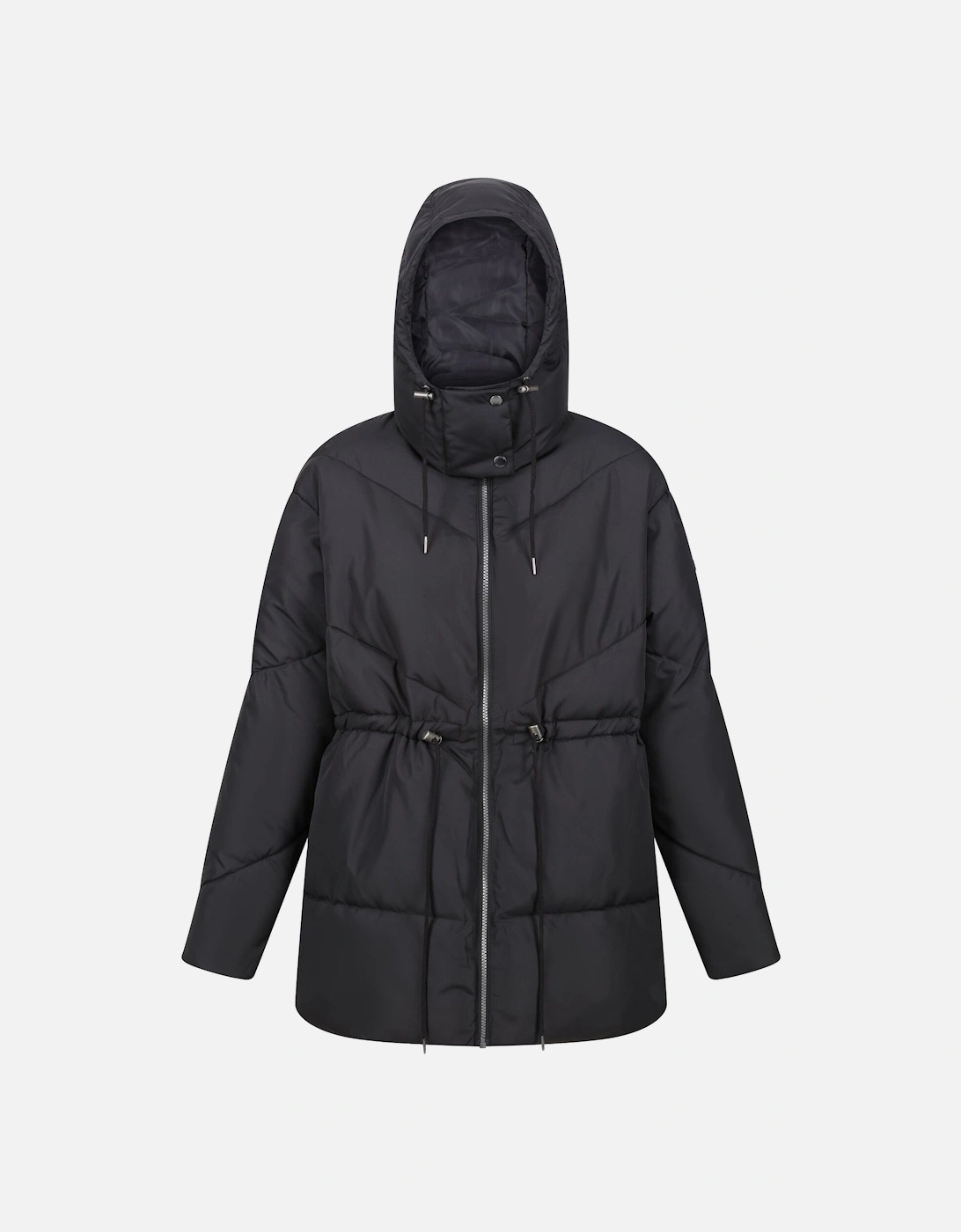 Regatta Women's Black / Rurie Baffled Padded Jacket - Size 14