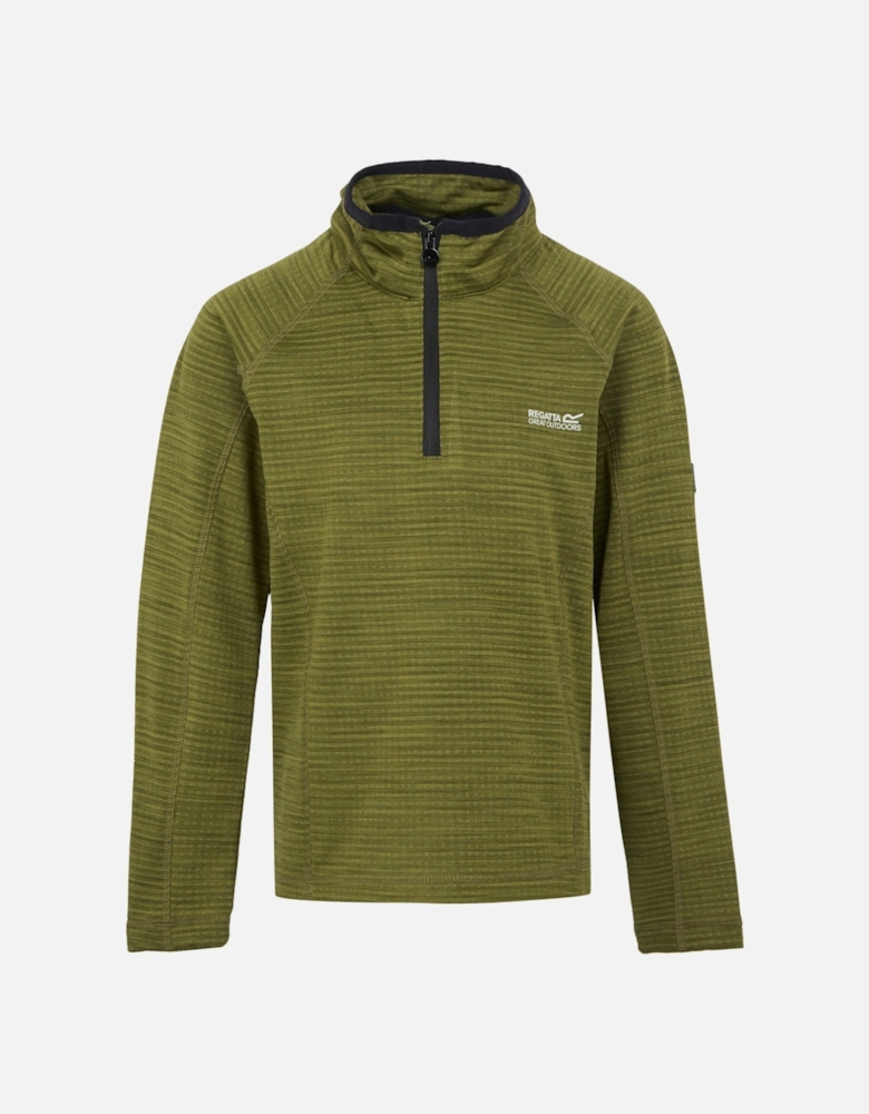Childrens/Kids Berley Half Zip Long Sleeved Top