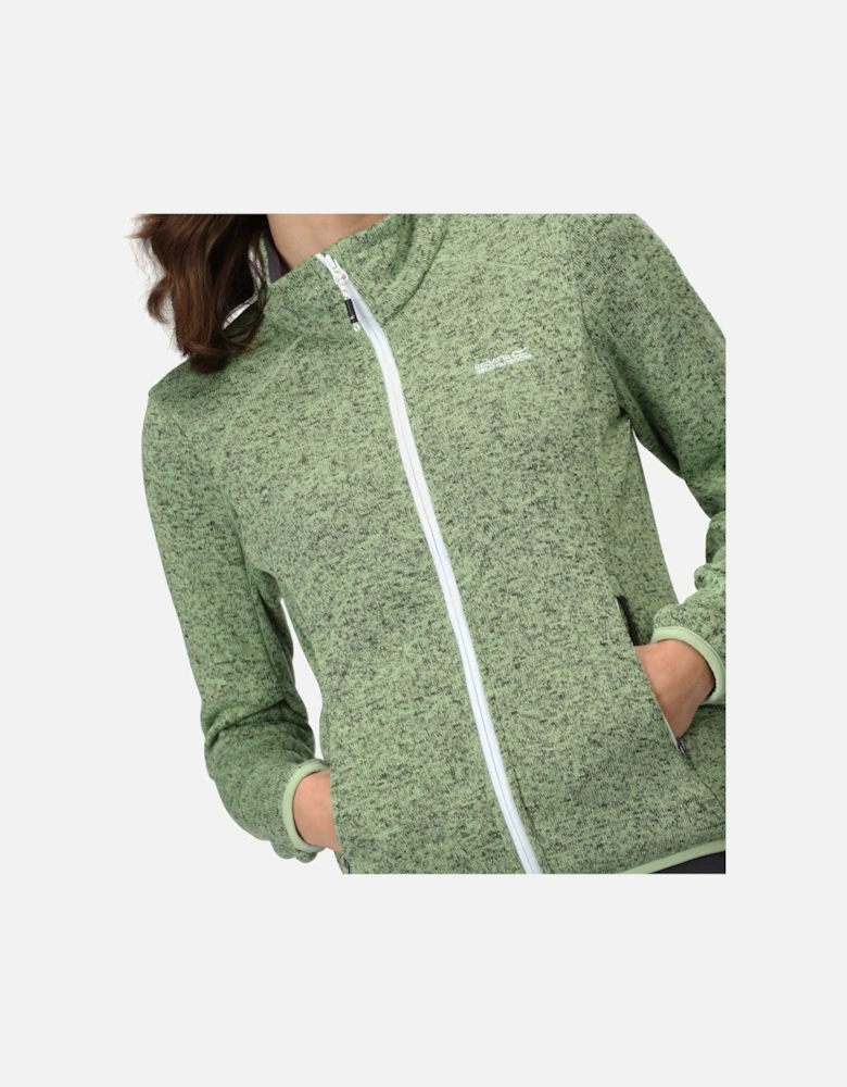 Womens/Ladies Newhill Marl Full Zip Fleece Jacket