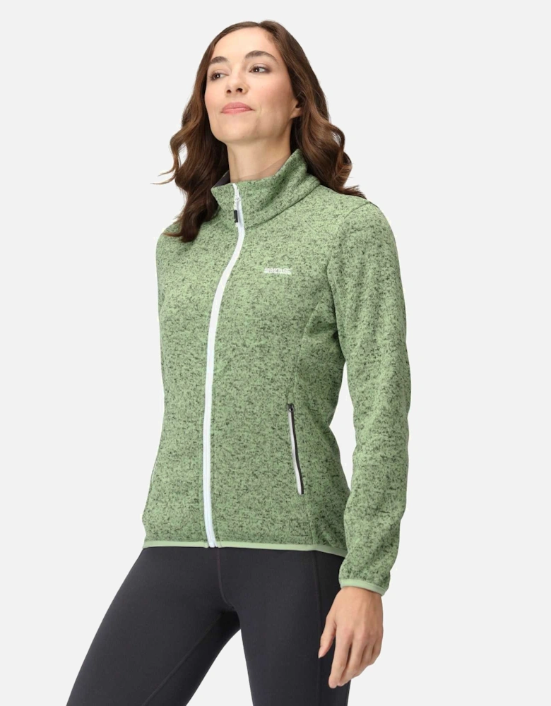 Womens/Ladies Newhill Marl Full Zip Fleece Jacket