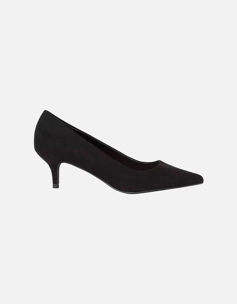 Womens/Ladies Dove Kitten Heel Court Shoes