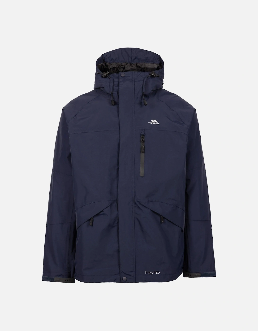 Mens Corvo Hooded Full Zip Waterproof Jacket/Coat, 6 of 5