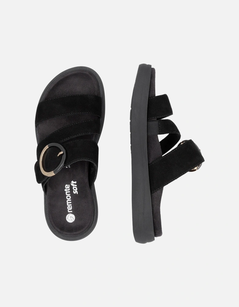D2N53-02 Women's Sandals Black