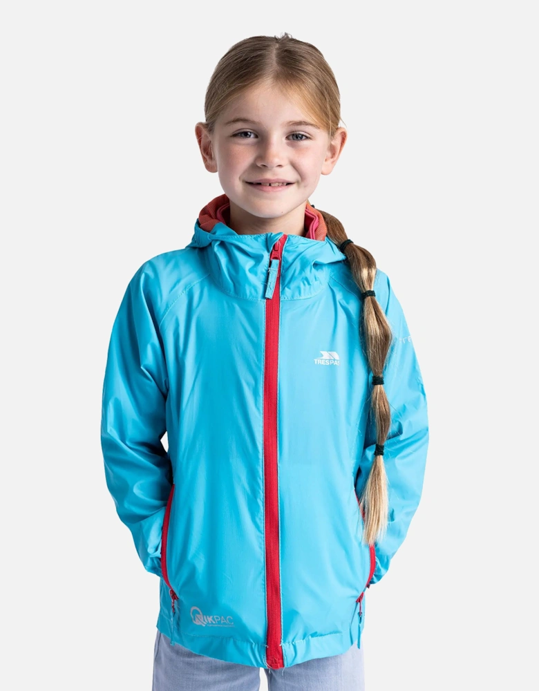 Childrens/Kids Qikpac Waterproof Packaway Jacket