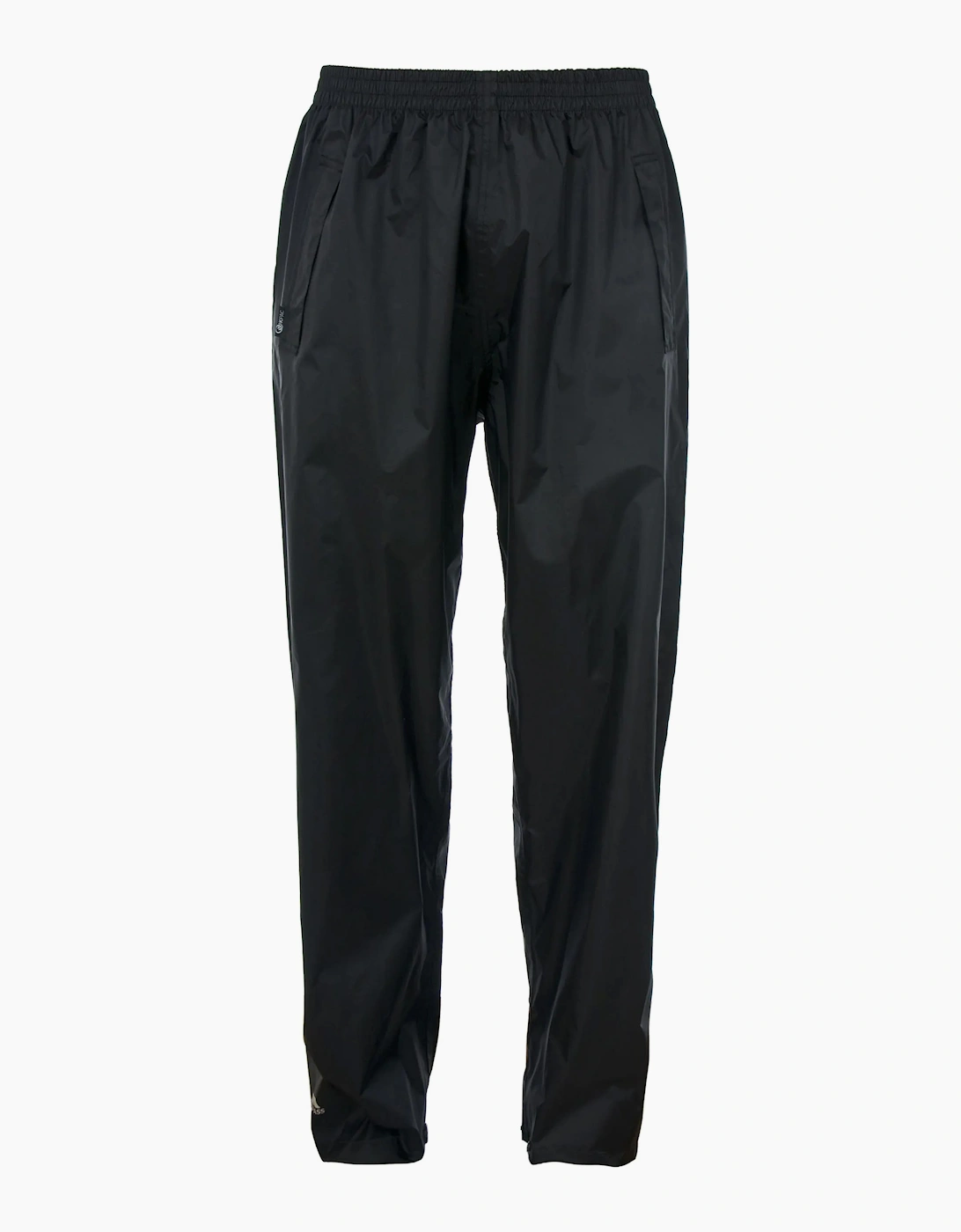 Trespass Unisex Black Adults Qikpac Overtrousers/Bottoms  39/38/32/44/Regular Xxl