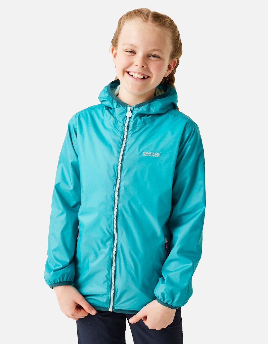 Great Outdoors Childrens/Kids Lever II Packaway Rain Jacket, 6 of 5