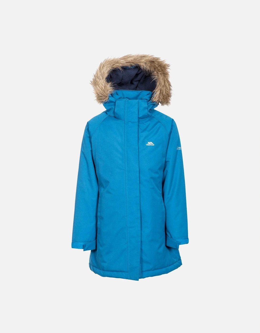 Childrens Girls Fame Waterproof Parka Jacket, 6 of 5
