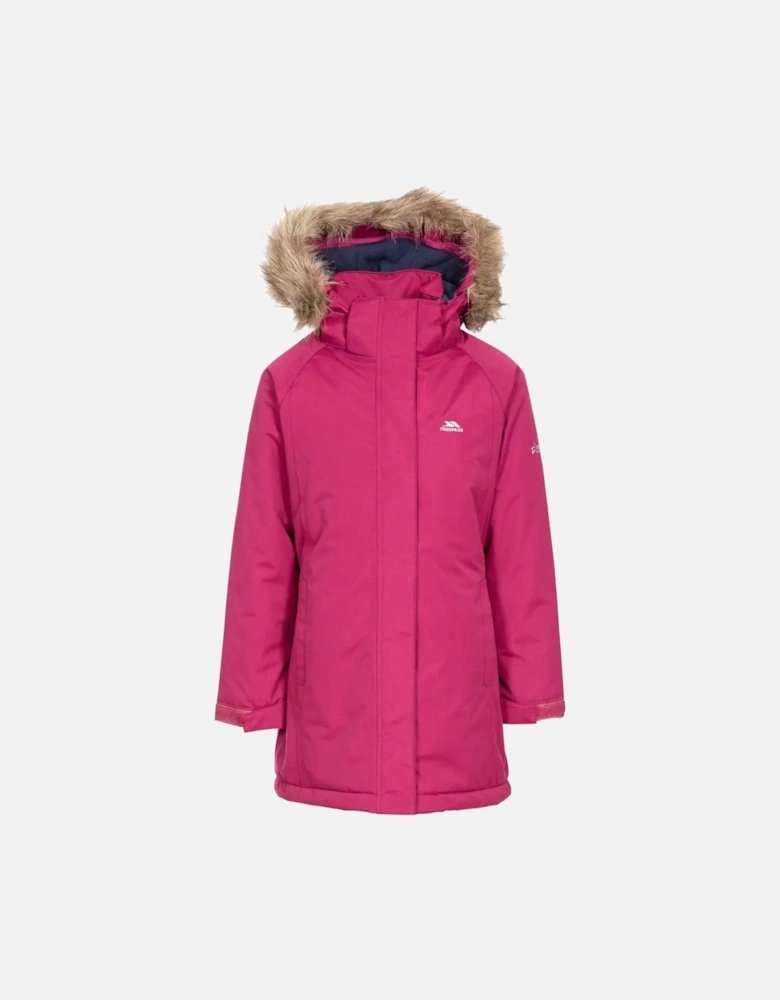Childrens Girls Fame Waterproof Parka Jacket