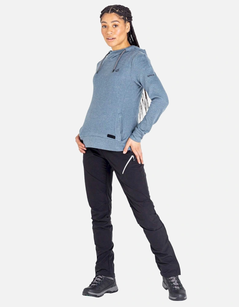 Womens/Ladies Out & Out Marl Fleece Hoodie