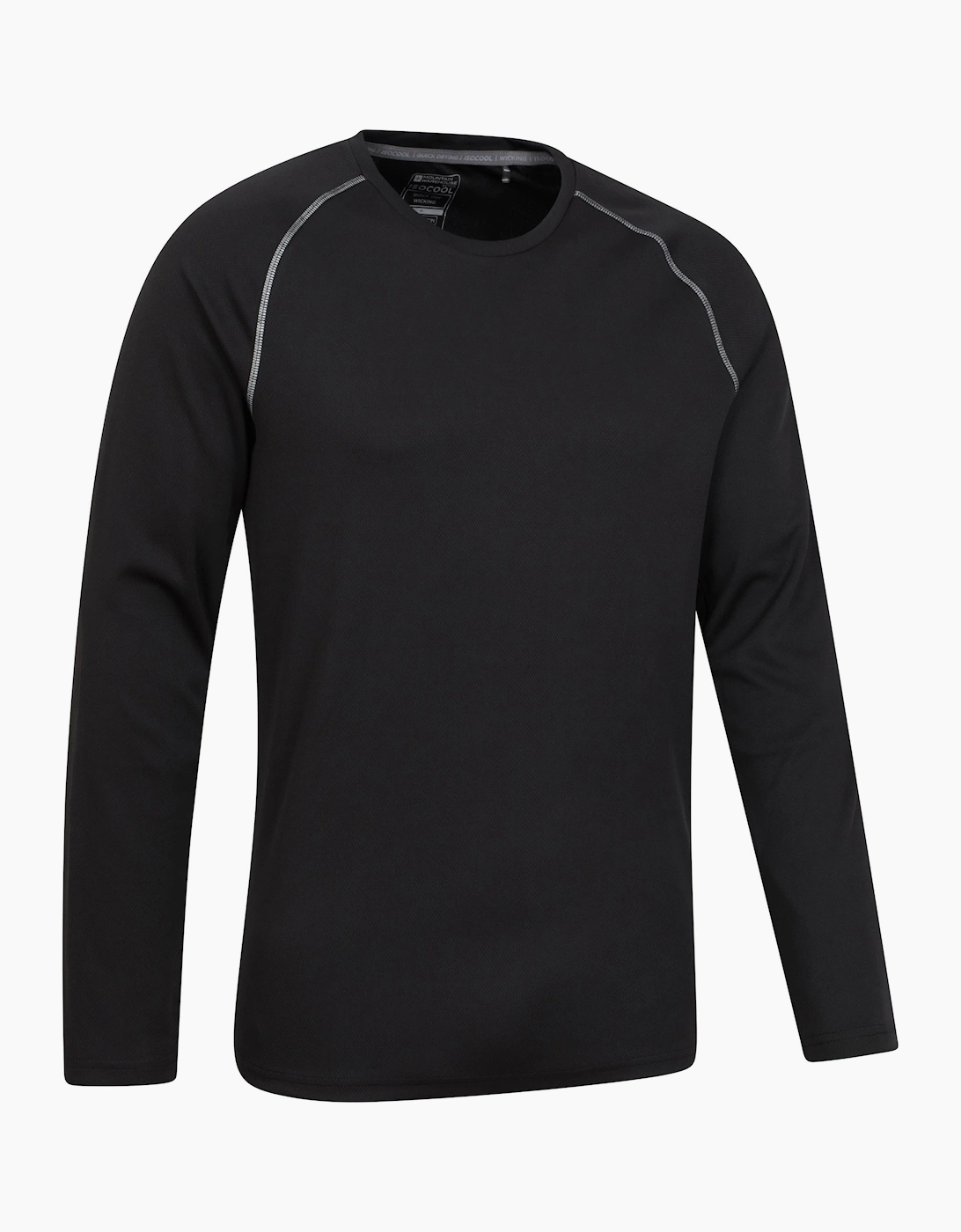 Mountain Warehouse Men's Mountain Warehouse Mens Endurance Long-Sleeved T-Shirt - Black