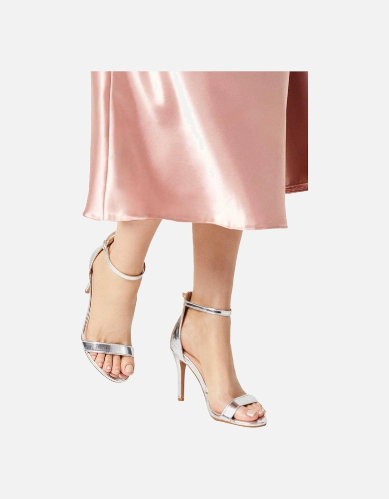 Womens/Ladies Tyla Wide Stiletto Heel Sandals
