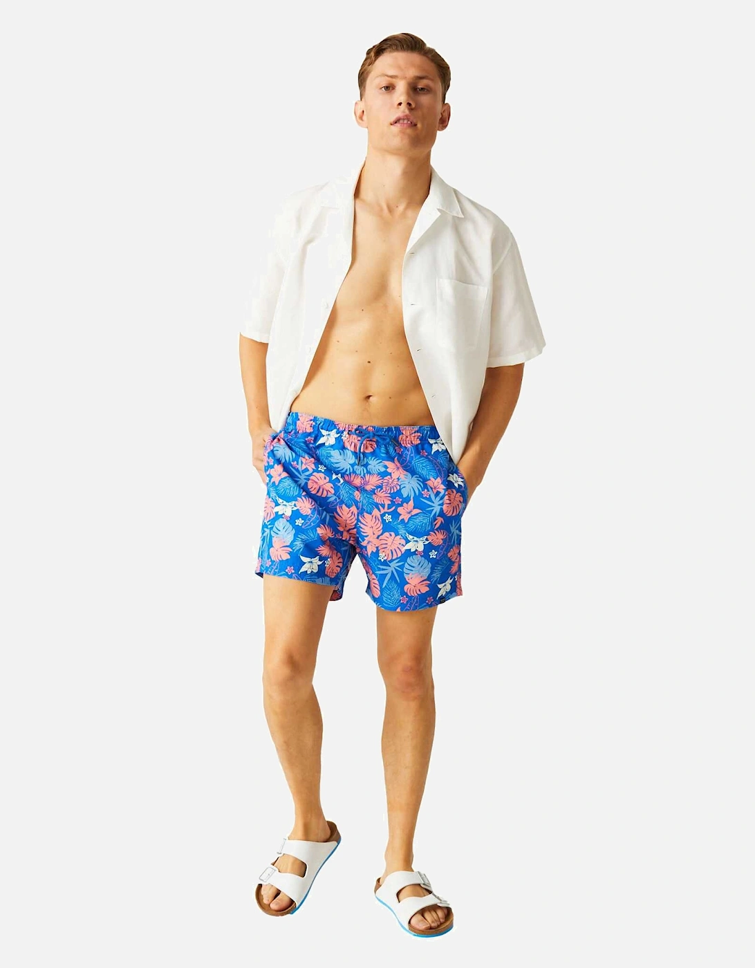 Mens Loras Family Hawaiian Swim Shorts